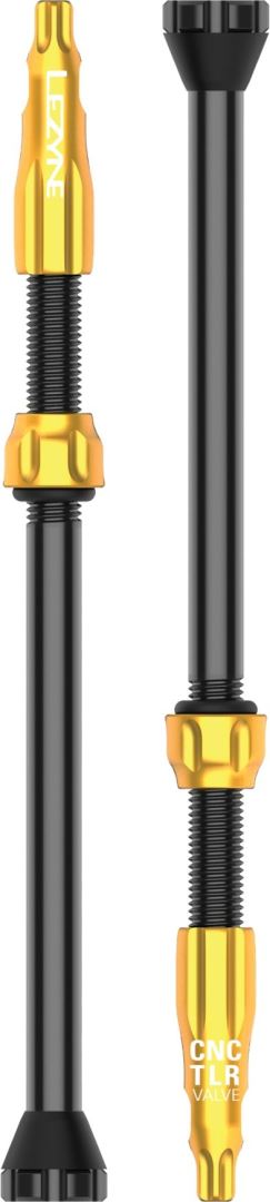 Lezyne CNC TLR Tubeless Valve 80mm Gold