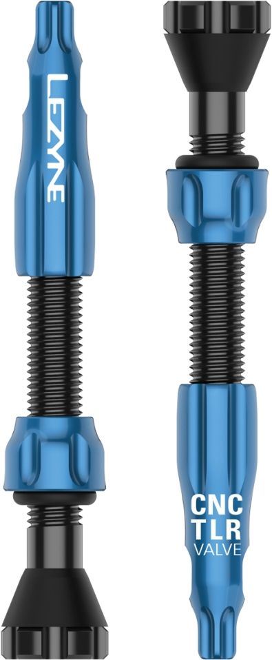 Lezyne CNC TLR Tubeless Valve 44 mm Blue Blau BLUE