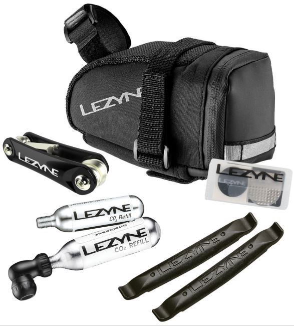 Lezyne M - Caddy CO2 Kit Strap 0.6L Black/Black SCHWARZ/SCHWARZ OneSize
