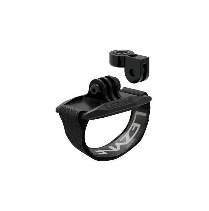 Lezyne Helmet Mount LED CM - Go Pro Black Schwarz OneSize