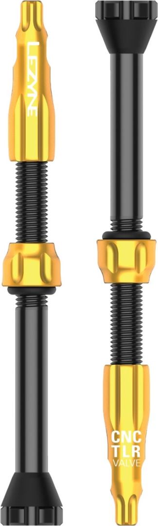 Lezyne CNC TLR Tubeless Valve 60mm Gold GOLD GOLD