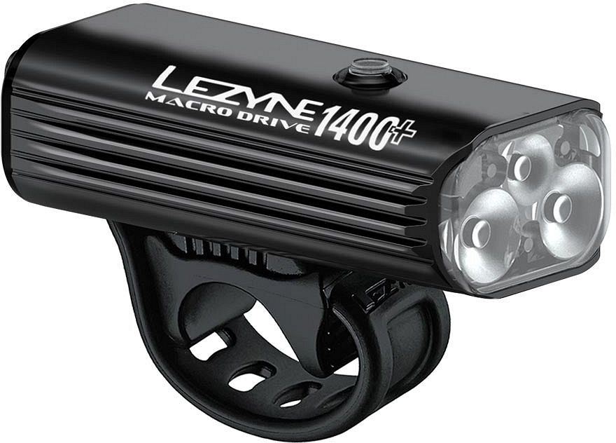 LEZYNE MACRO DRIVE 1400+ FRONT SATIN BLACK SATINSCHWARZ OneSize