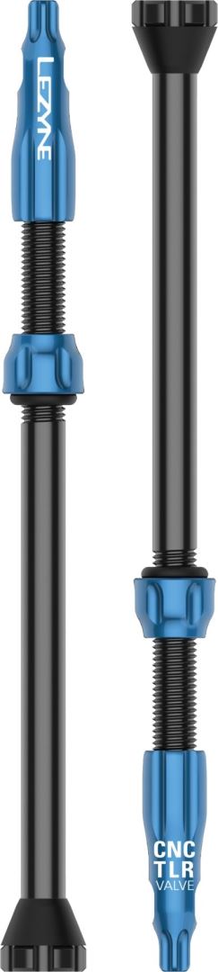 Lezyne CNC TLR Tubeless Valve 80mm Blue