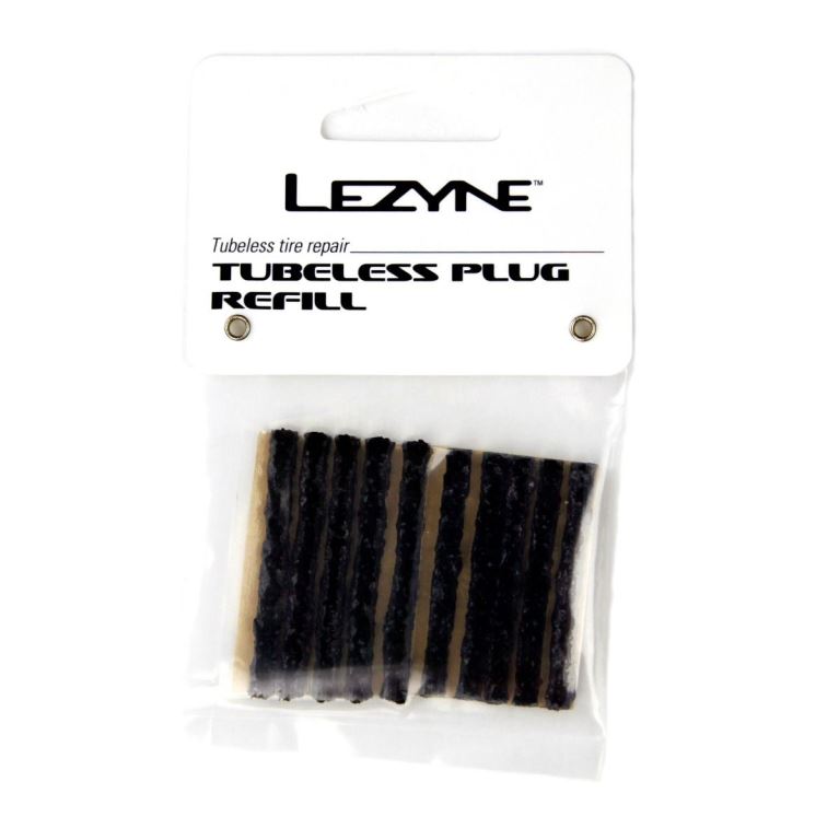 LEZYNE TUBELESS PLUG REFILL-10 (10 PCS) Schwarz OneSize