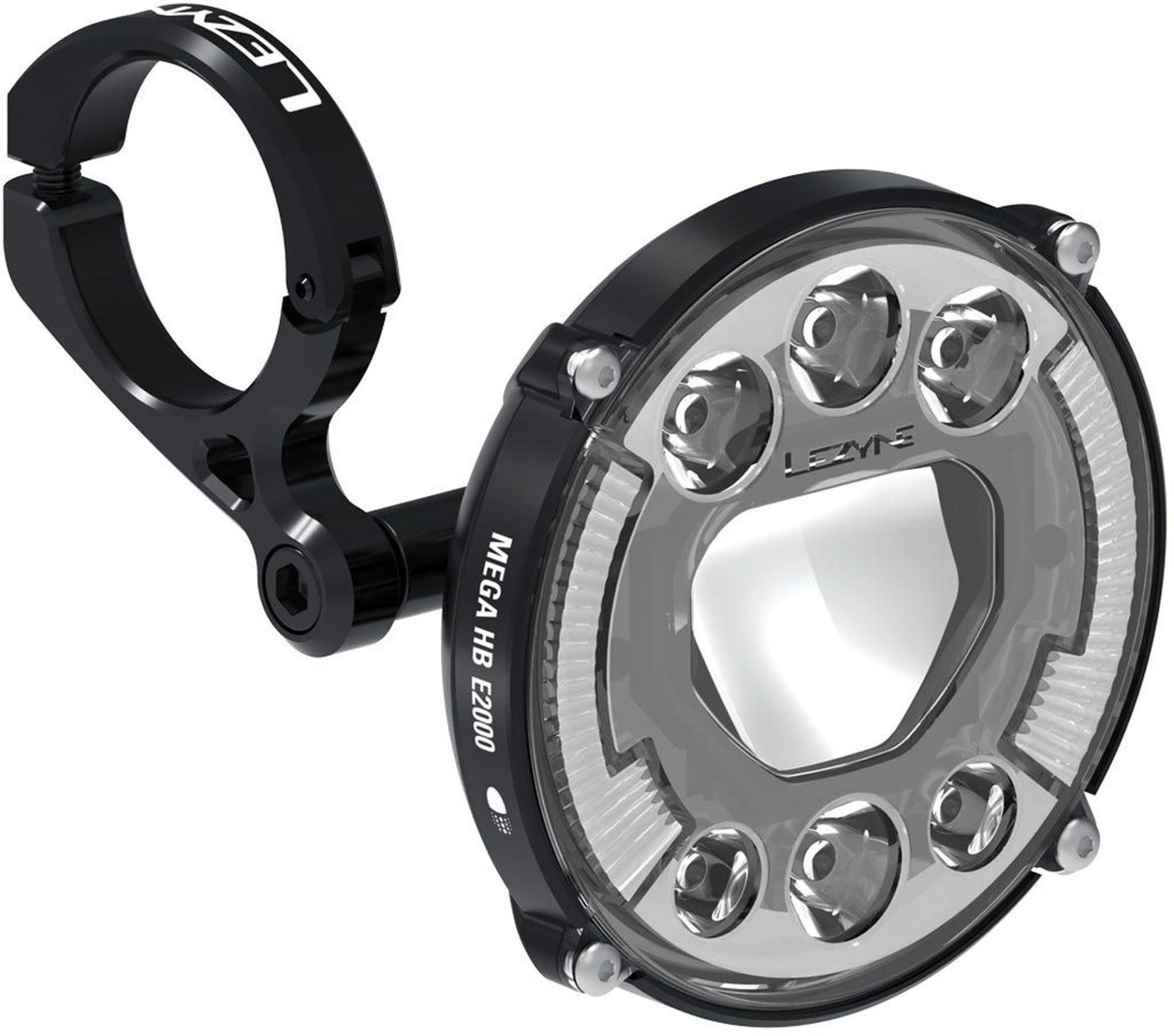 Lezyne E-Bike Mega HB StVZO E2000 Flat Black OneSize FLAT BLACK