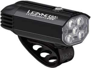 LEZYNE FUSION DRIVE 500+ FRONT SATIN BLACK