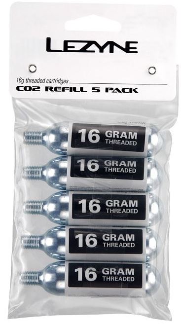 Lezyne 16G CO2 - Refill Pack Silver SILBER OneSize