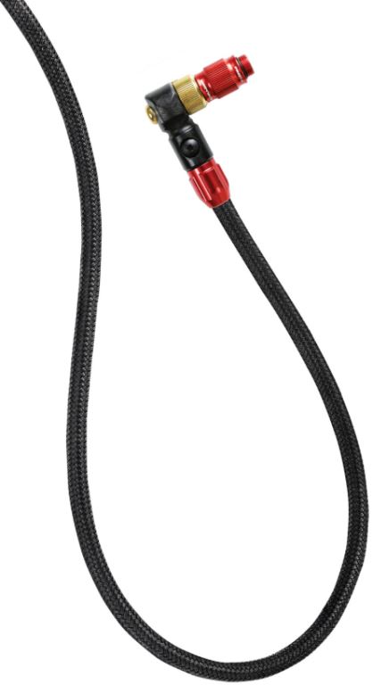 Lezyne ABS-1 Pro Braided Floorpump Hose Red/Gloss ROT/HI GLOSS OneSize