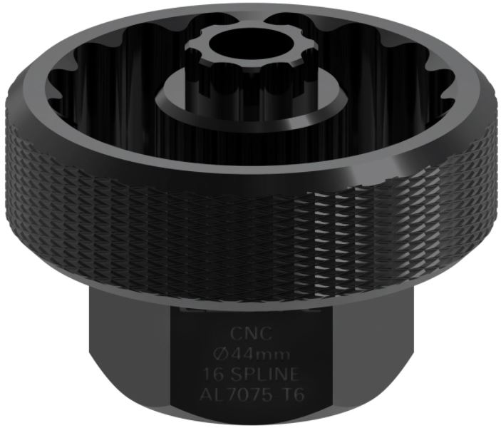 LEZYNE CNC LEGIERUNG BB WERKZEUG 4416 (44MM) HOLLOWTECH II Schwarz OneSize