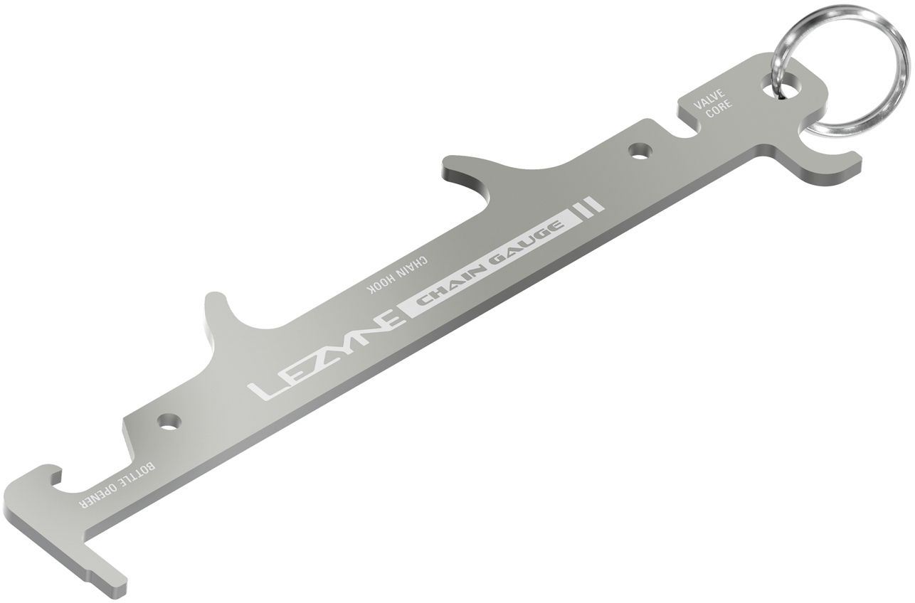 Lezyne Chain Gauge Stainless Schwarz OneSize