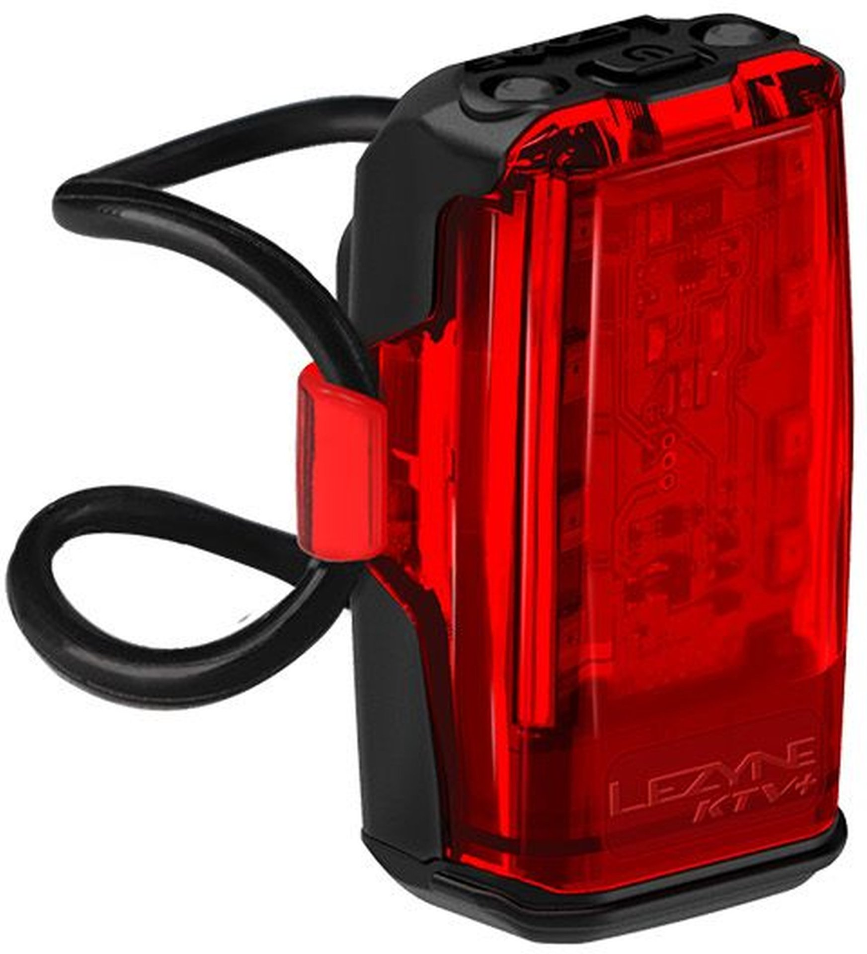 LEZYNE KTV+ DRIVE ACHTERLICHT Schwarz OneSize